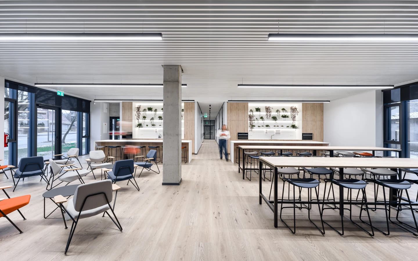 Open office space at Bison Commerce