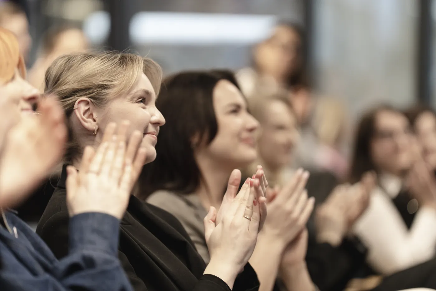 The audience applauding at Kickoff 2026
