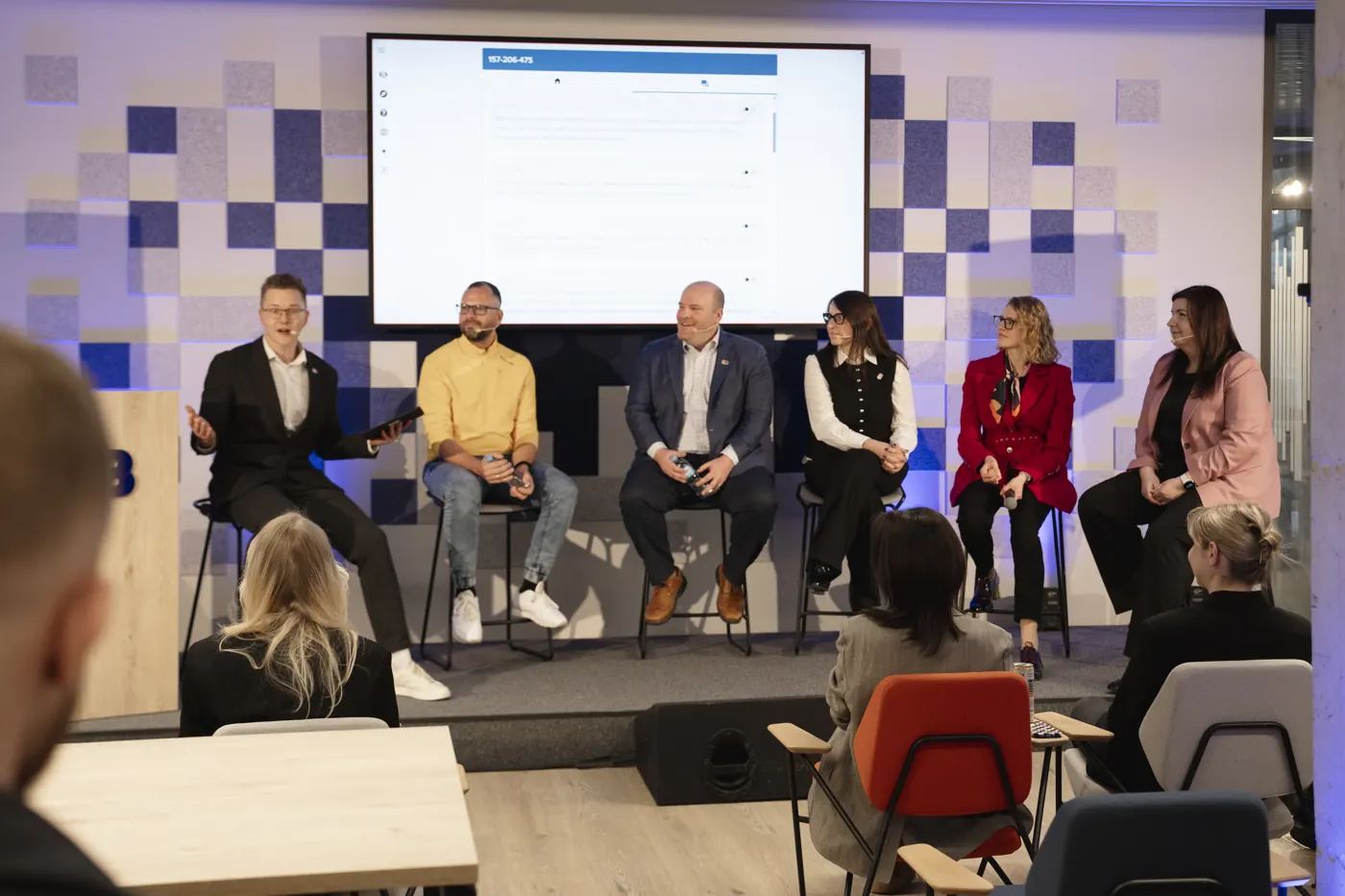 The leadership panel on stage at Kickoff 2026