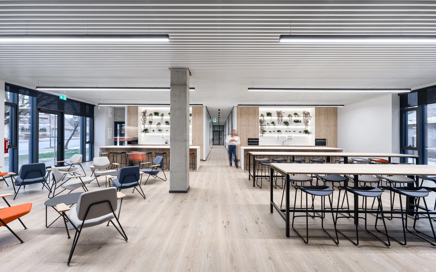 Open office space at Bison Commerce